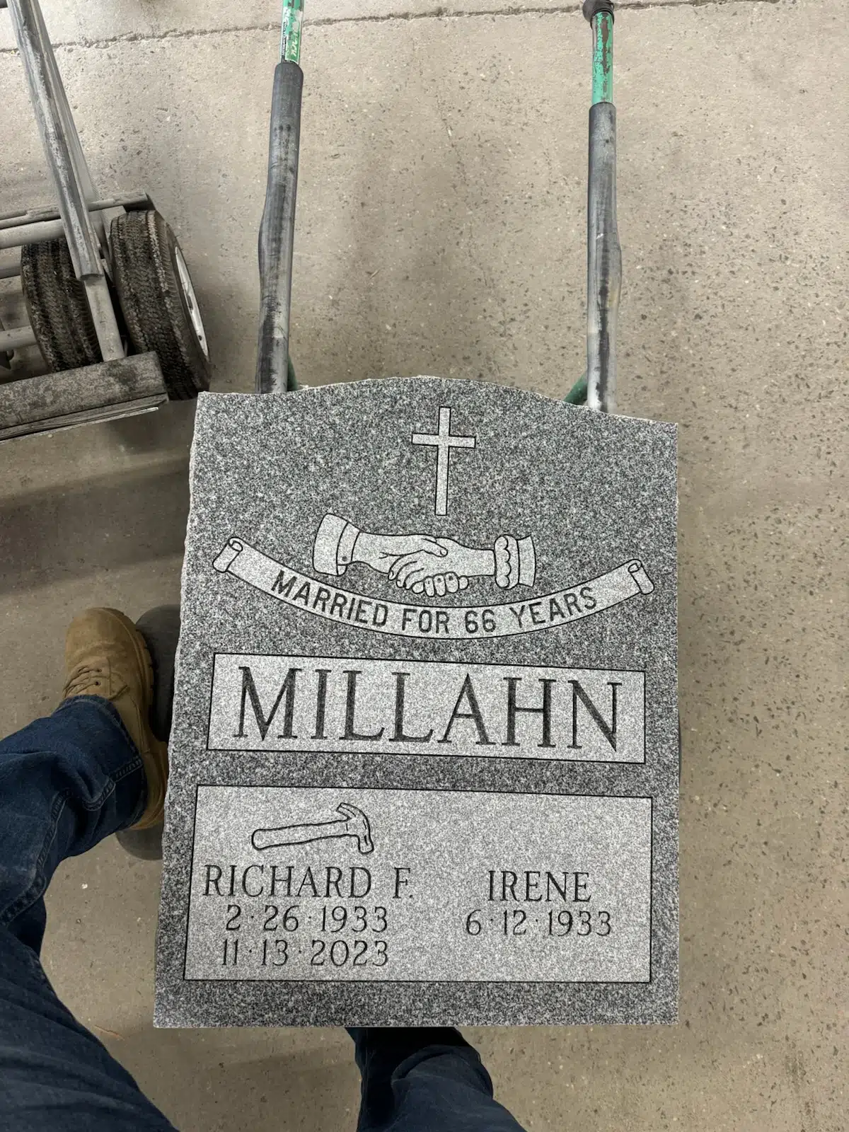 Granite Headstones for Sale hand-carved by Headstone Shop in NJ — image 2