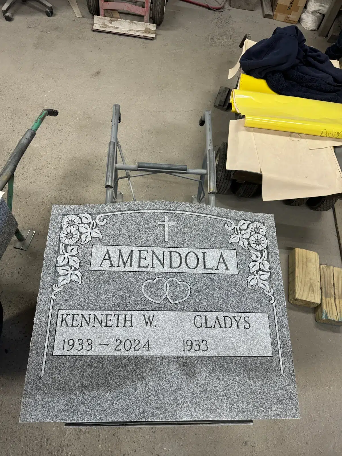 Granite Headstones for Sale hand-carved by Headstone Shop in NJ — image 2